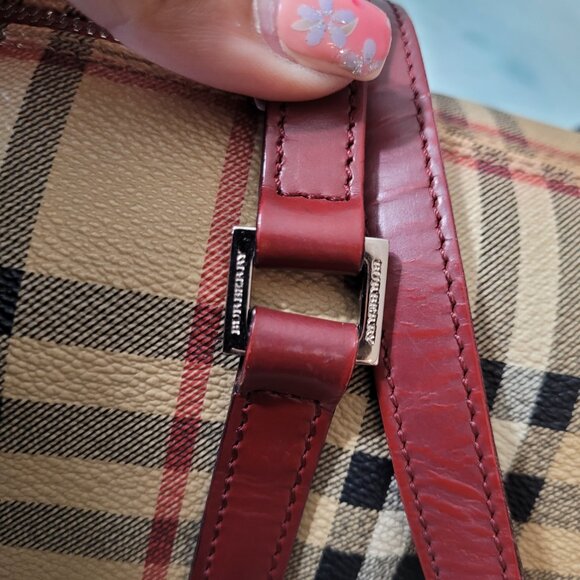 Burberry Nova Check Barrel Bag & Wallet * Leather & Coated Canvas - Picture 8 of 16